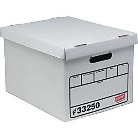 staples metal storage box|storage box with lid cardboard.